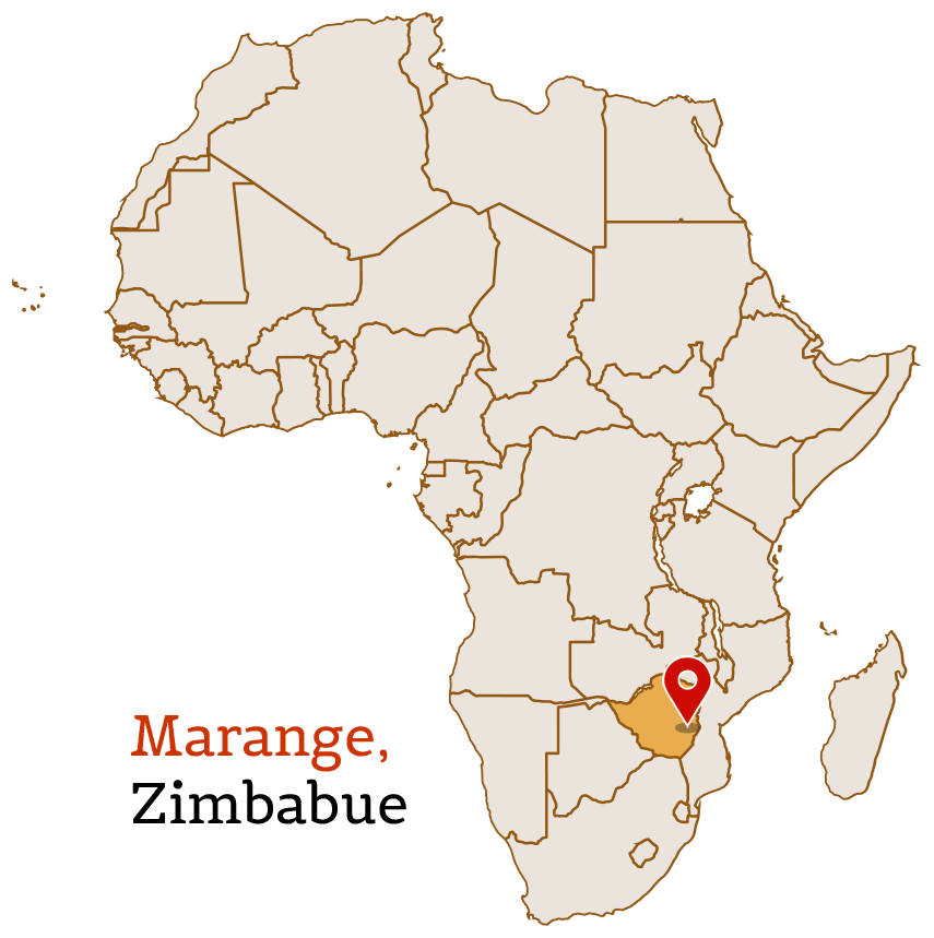Mapa Marange