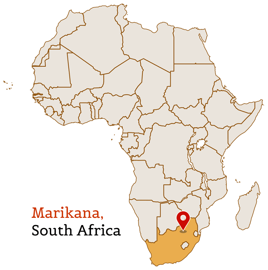 Mapa Marikana