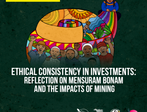 Ethical consistency in investments: Reflection on the Mensuram Bonam document and the impacts of mining