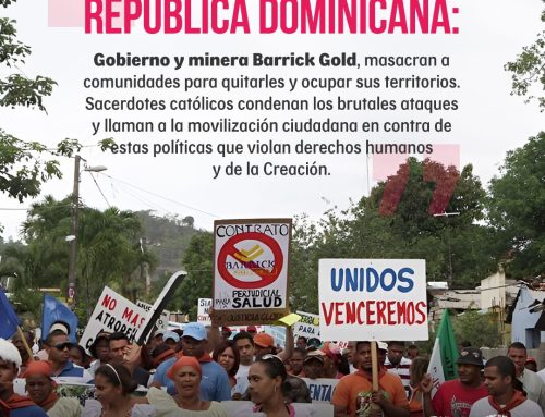 República Dominicana: la minera Barrick Gold quiere despojar territorios campesinos, con el apoyo del gobierno agrediendo a personas y hogares